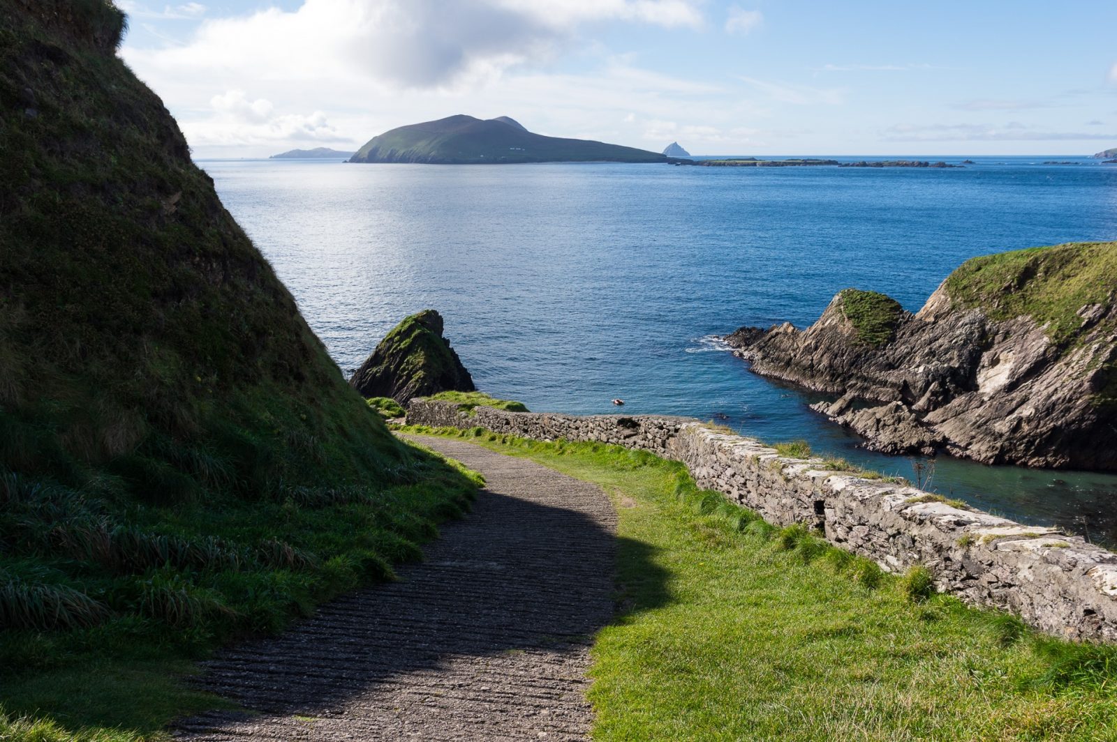 Dunquin pier and the Atlantic ocean