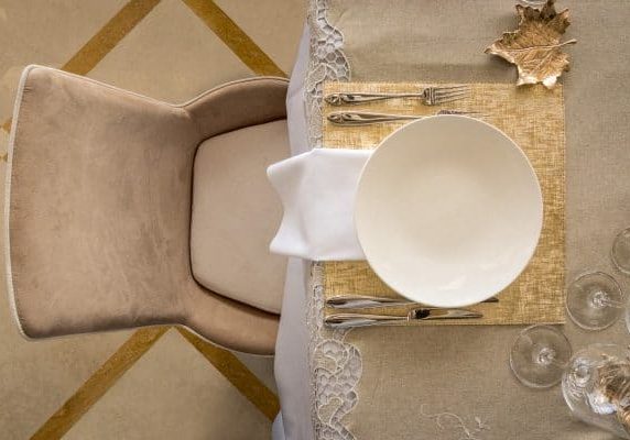 bird's eye view of a dining chair and table, cyprus wine tasting